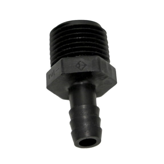 MALE ADAPTER, 1/2IN MPT X 3/8IN BARB