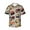 Sushi Pug, variant on Christmas Men'S 3d Print Casual Button Down Shirts, Novelty Hawaiian Short Sleeves Xl