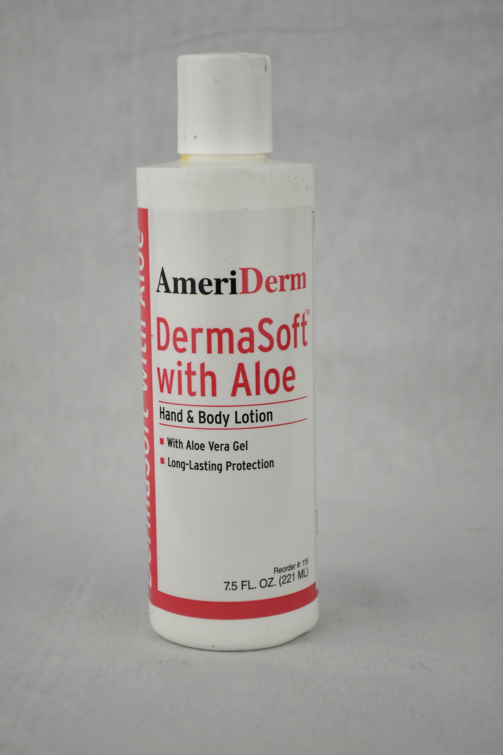 DermaSoft Hand and Body Lotion with Aloe, Derma Soft Body Ltn 8 oz, (1