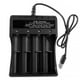 thumbnail image 2 of Cargador de batería de 4 ranuras USB Power AA / AAA Cargador de batería de litio recargable con indicador LED Jumpingount EL5159-00, 2 of 2