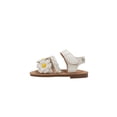 thumbnail image 5 of bebe Toddler Girl's Sandals – Fashion Flat Sandals, Cute Summer Shoes for Little Girls with Flower and Braided Strap, 5 of 11