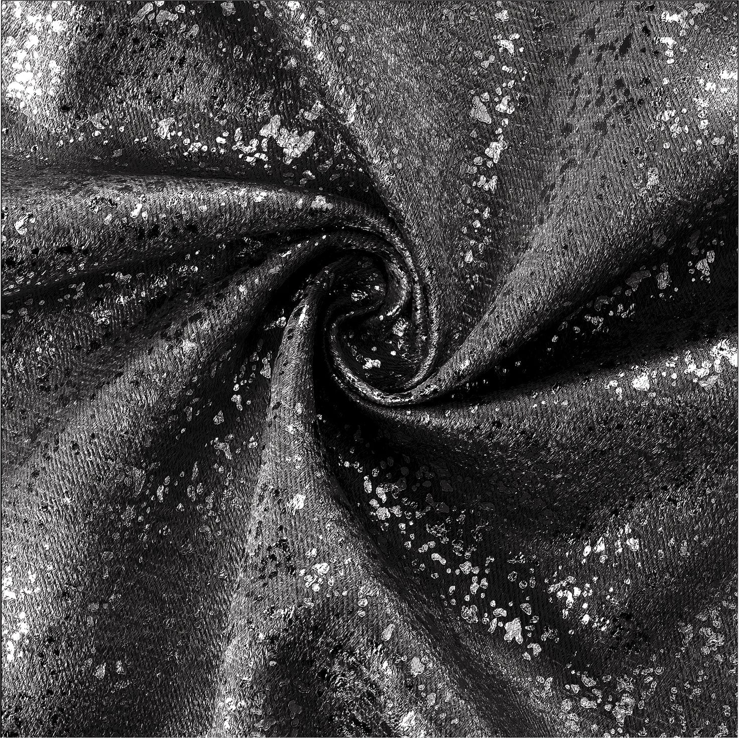 Dainty Home 2-Pack Blackout Grommet Curtain Panels, Shimmer Textured, 38"x84"