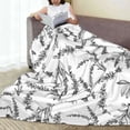 thumbnail image 6 of Sikiie Lavender Flowers Ultra-Soft Micro flannel Blanket Luxury All Seasons Warm Blanket for Bedding Sofa and Travel (4 sizes)-40"x30", 6 of 7
