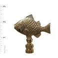thumbnail image 3 of Royal Designs, Inc. Fish Design Finial for Lamp Shade, F-5067PB-1, Polished Brass, Single, 3 of 4