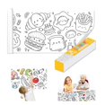 thumbnail image 3 of Papier de Remplissage de Couleur pour Dessin DIY, Rouleau de Papier à Colorier pour Enfants, 3 of 5