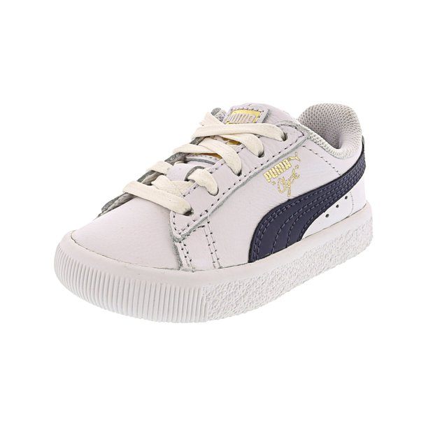 puma clyde core foil white
