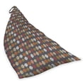 thumbnail image 2 of Leaf Lounger Chair Bag, Autumnal Tones Fall Foliage Mosaic Pattern of Leaves, High Capacity Storage with Handle Container, Lounger Size, Taupe Multicolor, by Ambesonne, 2 of 5