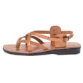 thumbnail image 2 of Jerusalem Sandals Tamar Buckle - Womens Tan, 2 of 6