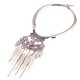 thumbnail image 1 of Qarigey Mujer hombre aleación borla collar moda collares colgante joyería regalos accesorio cumpleaños club nocturno Bar Ropa, zapatos y accesorios Miscelánea Rosado Qarigey AP014684-06, 1 of 6