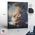 thumbnail image 2 of Title Storm On The Sea of Galilee by Rembrandt, Rembrandt Painting, Rembrandt Wall Art, Rembrant Fine Art Prints, Ready To Hang for Living Room Home Wall Décor 16x20, 2 of 7
