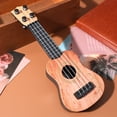 thumbnail image 3 of MOVTOTOP Miniature Ukulele Toy Small Plastic Ukulele Guitar Model Musical Toy Instruments Simulated Ukulele Toy, 3 of 6