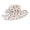 Beige, variant on Womens Sun Hat Polka Dot Double Layer Organza Floral Ornament Translucent Foldable Portable Wide Brim Beach Hat
