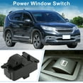 thumbnail image 2 of Interruptor de ventana eléctrica Unique Bargains para Honda CRV 2012 Interruptor de control de ventana ABS negro lado del pasajero, 2 of 7