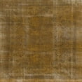 thumbnail image 1 of Ahgly Company Machine Washable Indoor Square Abstract Dark Bisque Brown Area Rugs, 4' Square, 1 of 7