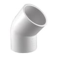 thumbnail image 2 of PVC Elbow Charlotte Pipe Schedule 40 2 pulgadas Slip x 2 pulgadas D Slip, 2 of 3
