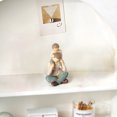 thumbnail image 3 of Family Series Statue Modern Home Decoration, Sculpture Precious Gift,Commemorative Gift(White Blue), 3 of 7