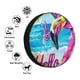 thumbnail image 4 of Fotbe Tropical Flamingo Summer Funda de Llanta de Repuesto con Estampado, Engrosada, Ajuste Universal para Jeep, Remolque, RV, SUV, Camión-14 inch, 4 of 6