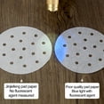 thumbnail image 2 of White (100 sheets) round 15cm (with holes) round air fryer paper with holes, double-sided silicone paper, food grease-proof paper, air fryer grease-proof paper, steamer paper, 2 of 8