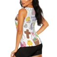 thumbnail image 3 of Haiem Happy Easter1 Workout Tank Tops for Women, Athletic Sports Slim-Fit Tank Tops, Compression Sleeveless Dry Fit Shirts,Athletic Shirt-Small, 3 of 9