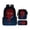 A, variant on 3Pcs Hero Spider Web Print Backpack Set Superhero Large Capacity Student Bookbag with Insulated Lunch Box and Stationery Pouch for High School Travel Rucksack