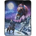 thumbnail image 5 of The Witcher Geralt on Horse 46x60 Silk Touch Microfiber Throw, 5 of 6
