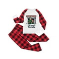 thumbnail image 2 of Mifsaly Family Matching Christmas Pajamas Sets Funny Xmas Print Pullover Sleepwear Bright and Merry Nightwear & Loose Plaid Long Pants 2025 Holiday Festival Classic Homewear, 2 of 5