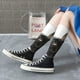 thumbnail image 5 of Balery Black And White Boston Terrier Calcetines novedosos Calcetines deportivos Calcetines hasta la rodilla Calcetines de algodón Calcetines originales y geniales, 5 of 6