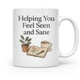 thumbnail image 2 of Cozy 11 oz Coffee Mug - Calming Coffee Cup White Ceramic Gift, 2 of 6