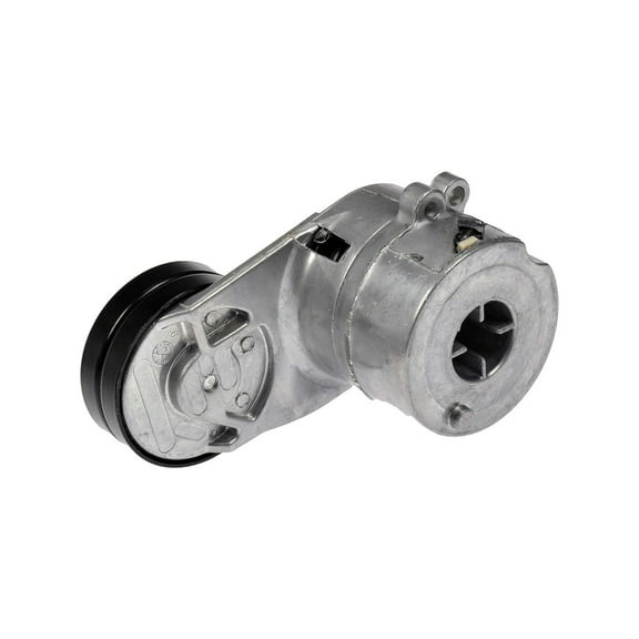 KarParts360 For Audi A6 Quattro 1995-2004 Automatic Belt Tensioner | Aluminum Material | Serpentine Belt | Silver, Black | Steel Pulley | 17 Millimeters Inside Diameter | Replacement For 78903133AB