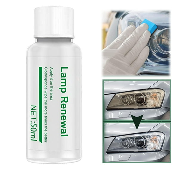 Cleaning agent Auto Langzeitwirksames Scheinwerfer Reparaturfluid 2025 Neu Scheinwerfer Aufbereitung Set Autoscheinwerfer Politur Flüssigkeit Beseitigt Kratzer Vergilbung Unschärfe 50mL