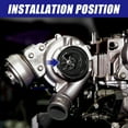 thumbnail image 2 of Unique Bargains 2inch Bellmouth Velocity Stack Adapter Turbo Air Intake Horn Air Inlet Decorative Cover, 2 of 6