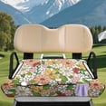 thumbnail image 3 of XYZCANDO Wild Floral Golf Cart Seat Cover with 4 Pockets - Non-Slip Washable Terry Cloth Cover for 2-Seat Golf Carts, Ideal Gift for Golf Lovers, 3 of 8