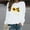 White, variant on Jsaierl Women's Crewneck Sweatshirts Plus Size Trendy Sunflower Print Sweatshirt Top Long Sleeve Workout Fall Pullover Sweatshirts