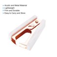 thumbnail image 4 of Uxcell Stapler Puller Acrylic Body Metal Jaw Office Home Staple Removers, Marble Texture, 4 of 6