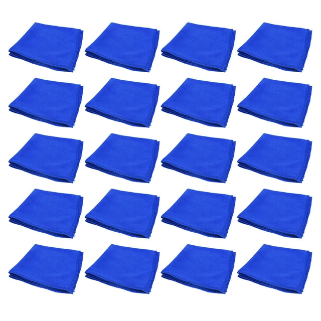 50 toallas de microfibra para limpieza de coche, para pulir, encerar y secar.