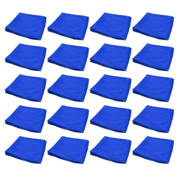 50 toallas de microfibra para limpieza de coche, para pulir, encerar y secar.