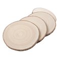 thumbnail image 1 of Rebanadas de madera Maputune, 4 unidades, 30 a 33 cm, grandes, sin terminar, 1 of 7