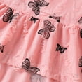 thumbnail image 5 of Toddler Baby Girl T Shirt Shorts Set Bow Sleeveless Slip Ruffle Tops Matching Outfit Spring Summer Clothes T-Shirt Elastic Waist Shorts Set Cartoon Print Summer 2pcs Set Dailywear Set 12-18 Months, 5 of 9