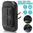 thumbnail image 4 of Riwesomey Enchufe de de coche profesional autoblocante Dual USB a prueba de salpicaduras RV barcos Bus toma de corriente adaptador de carga Vehículos, repuestos y accesorios Mis 3.1A, 4 of 6