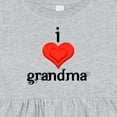 thumbnail image 4 of Inktastic I Love Grandma Girls Baby Dress, 4 of 5
