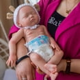 thumbnail image 1 of Muñeca Reborn OCSDOLL realista para niña recién nacida, 48 cm, 3 kg, 1 of 5