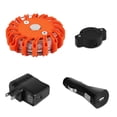 thumbnail image 2 of Red Magnética Led Flare Emergency Road Beacon Recargable Luz De Seguridad Para Automóvil Con 9 Modos Intermitente Linterna Estroboscópica Sos Para Marine Boat Rescue Camping Senderismo Cateissary HA025489-01, 2 of 5