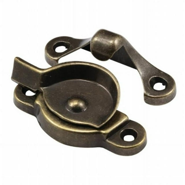 Prime Line F2653 Window Sash Lock Spring Cam Action, Antique Brass - 1.93 in.