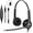 Black, variant on Headset with Noise Cancelling Mic & Mute Controls | Mono USB Headphones for Laptop PC Skype Zoom Webinar Business Call Center Office, Clear Chat, Super Lightweight (C500U3)