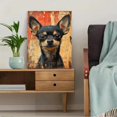 thumbnail image 5 of Qisvanset 12x16 Inch Chihuahua Pet Canvas Wall Art, Vintage Oil Portrait Dog Lover Farmhouse Decor, 5 of 5