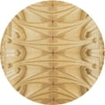 thumbnail image 1 of Ahgly Company Indoor Round Patterned Cinnamon Brown Area Rugs, 8' Round, 1 of 6