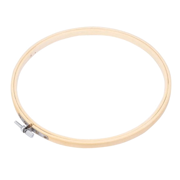 Masteelf 6 Pcs Rectangle Embroidery Circle Display Stand Stitch DIY Hand Craft 13CM Khaki