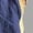 Navy, variant on Women's Cotton Linen V Neck Shift Dress, Sleeveless Button Front Midi Dress with Pockets and Contrast Trim