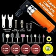 thumbnail image 5 of 1/4" Mini Air Die Grinder Kit Right Angle 90 Degree Pneumatic Sander 20,000RPM High-power Model with 1/4"(6MM) and 1/8"(3MM) Collets for Grinding, Polishing and More, 5 of 6