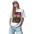 thumbnail image 2 of Cactus T Shirts for Women, Sunset Desert Crew Neck Tee Womens Tops Mountain West Short Sleeve Soft Cotton Undershirt, 2 of 6